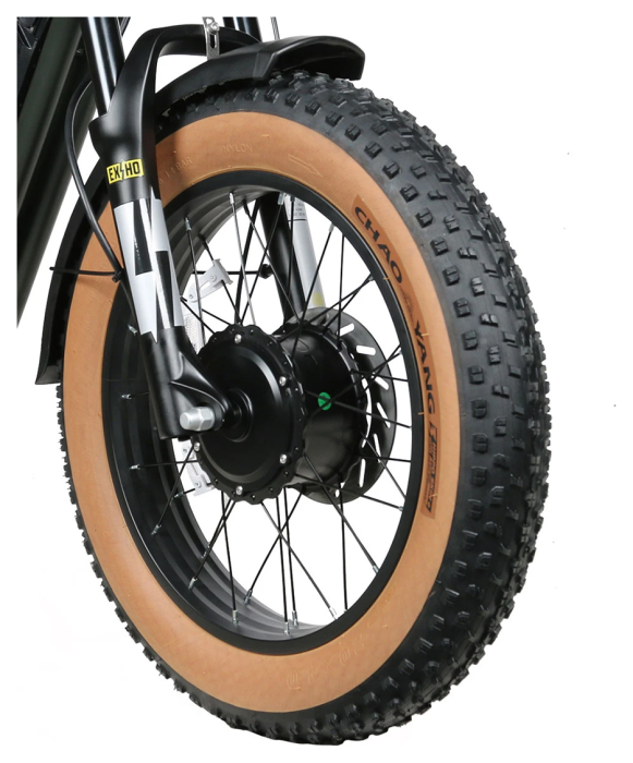 Электровелосипед SAMEBIKE M20 III (2000 Вт; 36 А*ч; 48 В), колеса 20", с ручкой газа, зеленый