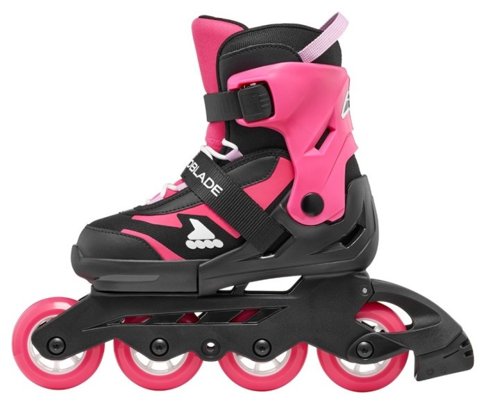 Ролики Rollerblade Microblade black-pink (тест)