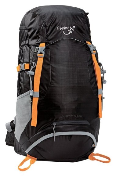 Рюкзак Freetime NISTOS 38 L Black (3660323110557), укр