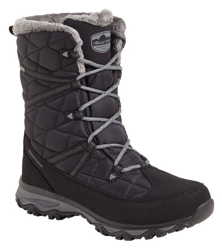 Черевики зимові жіночі Karrimor POLAR QUILT LADIES WEATHERTITE W 37 (4.0UK) Black (K1000-BLK) (4.0UK (37W) 225мм black)
