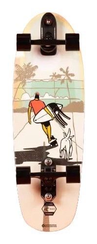 WATERBORNE COMPLETE ArtistSeries Surf Skate 32" серфскейт - INFINITE ROADS