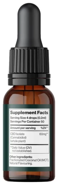 CBD Oil Isolate 3000 mg Strawberry - 10 ml (До 01.27)