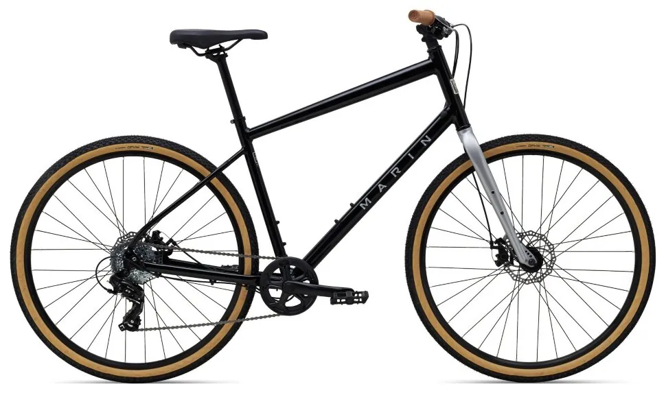 Велосипед 28" Marin KENTFIELD 1 рама - L 2025 Gloss Black/Chrome (SKE-58-49)