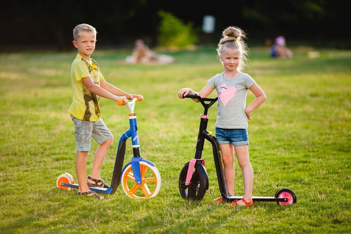 Самокат трансформер Scoot and Ride Highway gangster White/Green/Blue