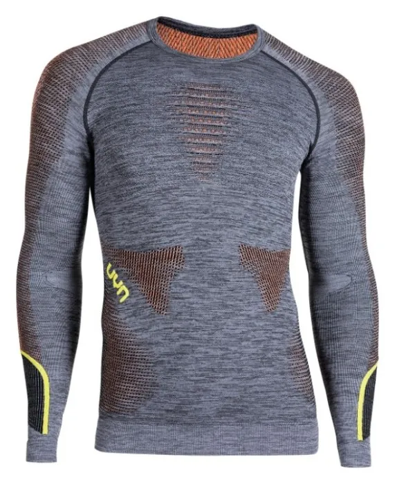 Термофутболка UYN ( U100015 ) AMBITYON UW SHIRT LG_SL. MELANGE 2022