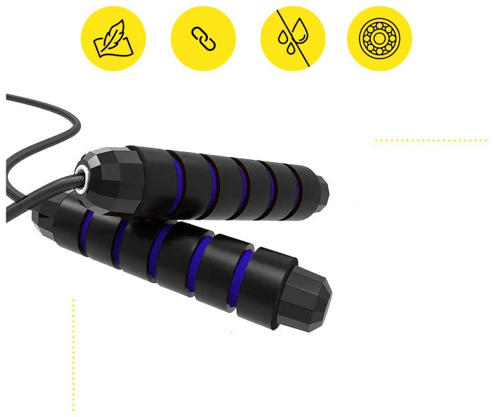 Скакалка скоростная для кроссфита Cornix Speed Rope Classic XR-0147 Black/Blue