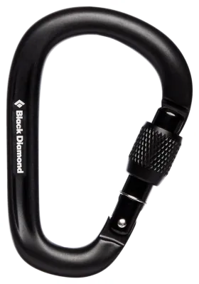 Карабін Black Diamond PearLock Screwgate, Black