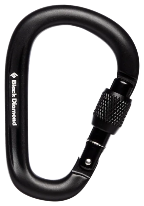 Карабін Black Diamond PearLock Screwgate, Black