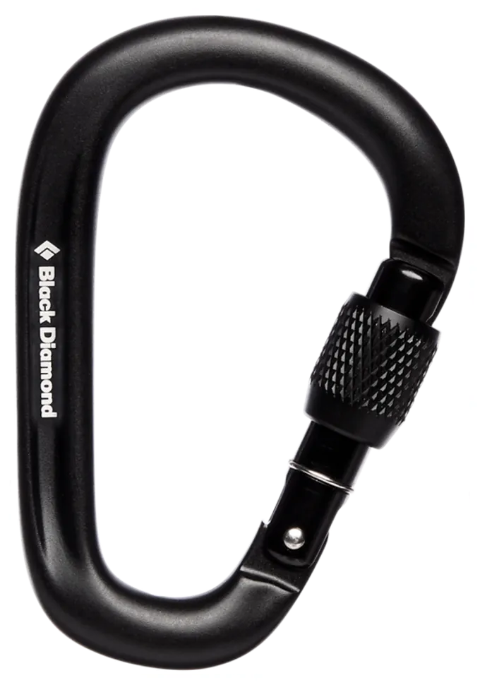 Карабін Black Diamond PearLock Screwgate, Black (SHM_BD 3811340002ALL1)