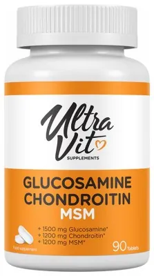 Ultravit Glucosamine Chondroitin MSM - 90 tabs