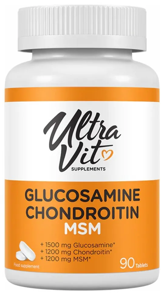 Ultravit Glucosamine Chondroitin MSM - 90 tabs
