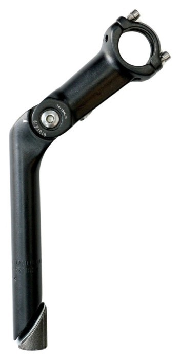 Виніс керма AL різьбовий 1-1/8" д.керма 31,8мм довжина: 110 мм регульований чорний FSD JB-8211, укр, укр