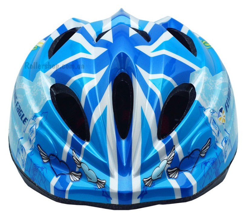 Шолом для роликів дятячий Flying Eagle V5 Junior синій S/M