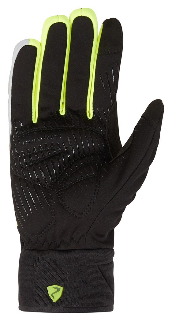 Ziener велоперчатки Dirich Touch black-poison yellow 10