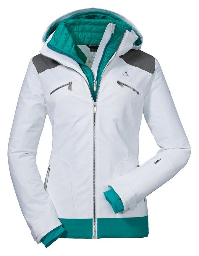 Куртка втеплена жіноча SKI JACKET TOULOUSE2 42 Bright white 1000 (10-12169) V, укр, укр