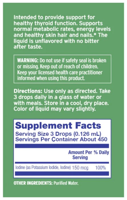Liquid Iodine Plus - 2fl oz