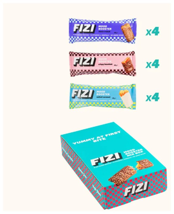 Fizi Mood Booster - 12x40g Mix Box