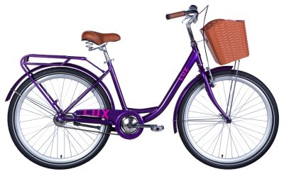 Велосипед ST 26" Dorozhnik LUX Velosteel рама-17" сливовый 2026