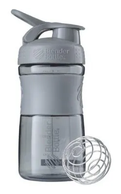 Шейкер спортивний (пляшка) BlenderBottle SportMixer Flip 20oz/590ml Grey
