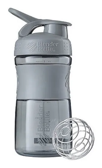 Шейкер спортивний (пляшка) BlenderBottle SportMixer Flip 20oz/590ml Grey