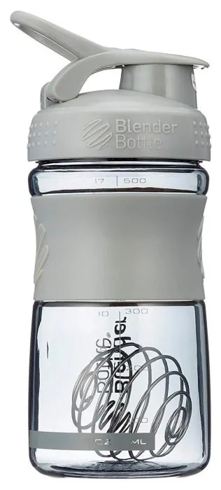 Шейкер спортивний (пляшка) BlenderBottle SportMixer Flip 20oz/590ml Grey