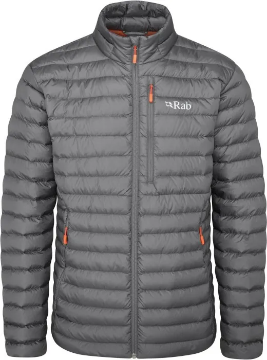 Чоловічий легкий пуховик Rab Microlight Jacket, Graphene