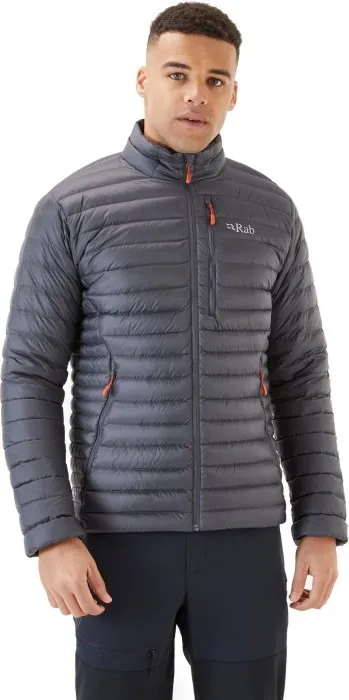 Чоловічий легкий пуховик Rab Microlight Jacket, Graphene