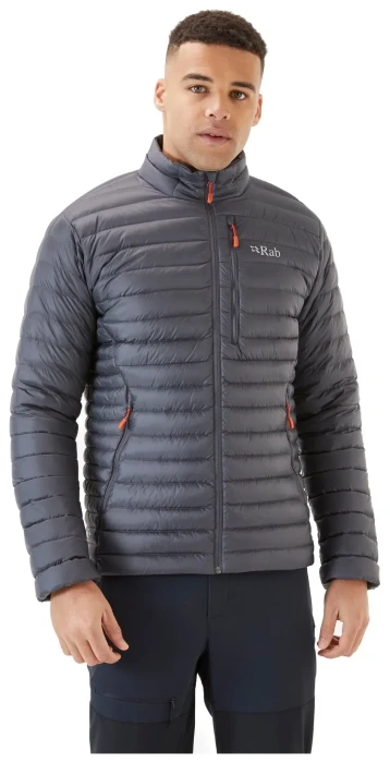 Чоловічий легкий пуховик Rab Microlight Jacket, Graphene