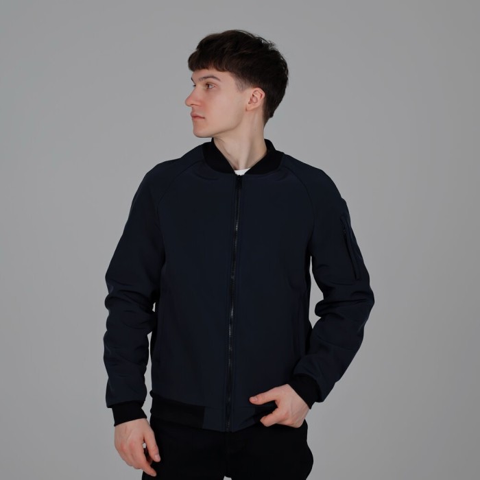 Бомбер Pobedov Thunder Темно-синий XL OWbb3 167XLdb