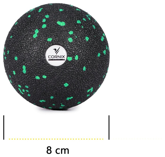 Масажний набір Cornix (Ball 8 см, Duoball 8 х 16 см та Foam Roller 30 х 15 см) XR-0078