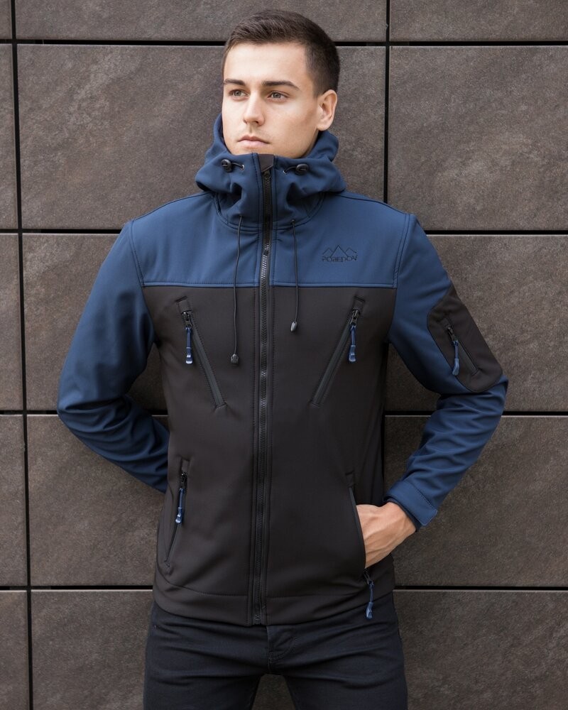 Куртка мужская демисезонная с капюшоном Pobedov Korol' Lev