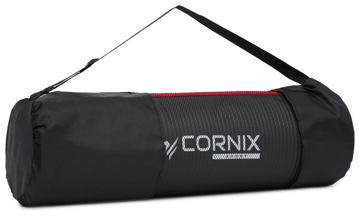 Коврик спортивный Cornix NBR 183 x 61 x 1 cм для йоги и фитнеса XR-0094 Black/Red