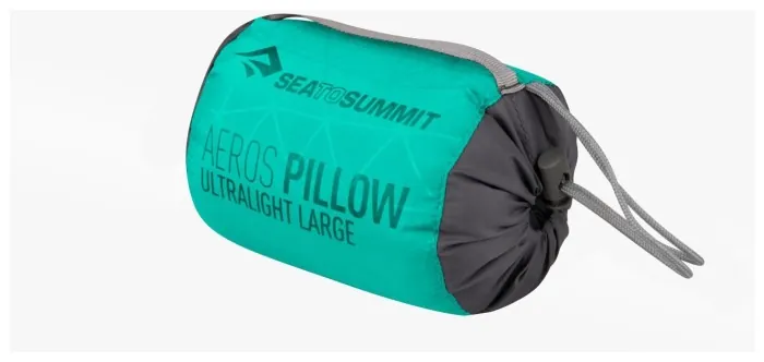 Подушка надувная Sea to Summit Aeros Ultralight Pillow, Large, 14х44х32см, Sea Foam