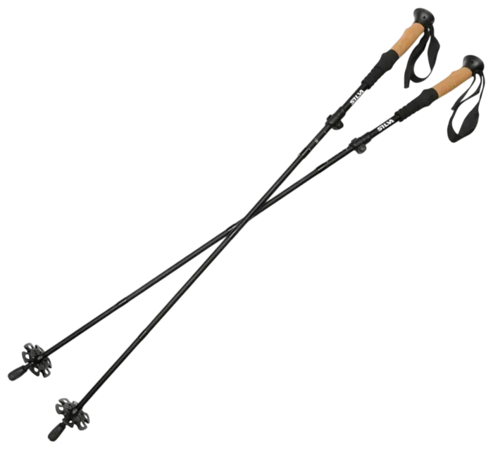 Треккинговые палки Silva Trekking Aluminium Z-fold, 115-135 см, Black