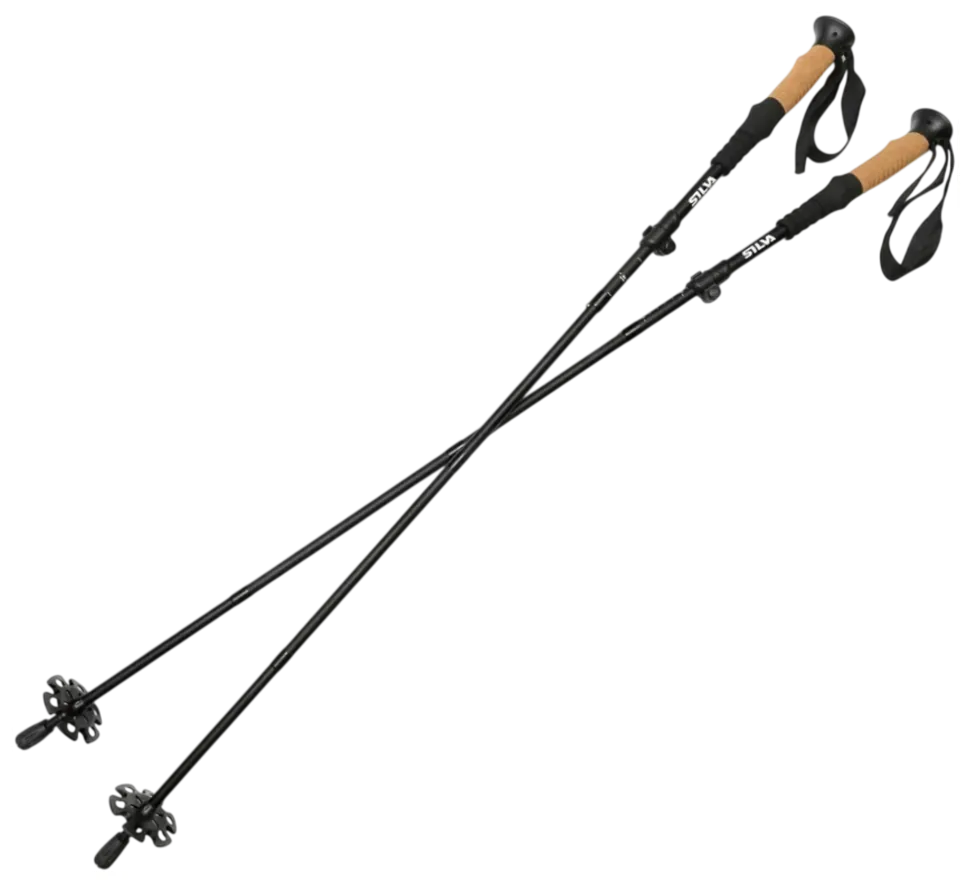 Трекінгові палиці Silva Trekking Aluminium Z-fold, 115-135 см, Black (SHM_SLV  38455)