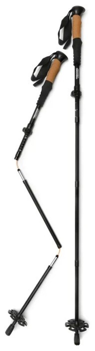 Треккинговые палки Silva Trekking Aluminium Z-fold, 115-135 см, Black