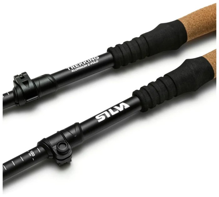 Треккинговые палки Silva Trekking Aluminium Z-fold, 115-135 см, Black