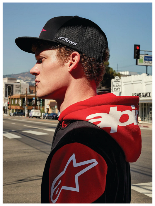 Кепка Alpinestars 3D AGELESS TRUCKER HAT BLACK/RED, OS