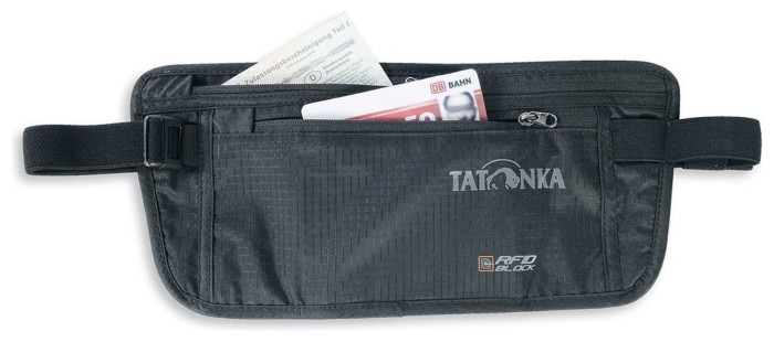 Кошелек нательный Tatonka Skin Moneybelt Int. RFID B, Black
