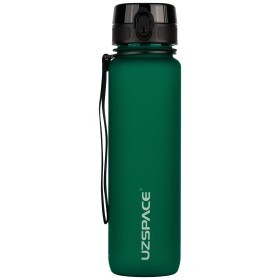 Бутылка для воды UZSPACE Frosted 1000 мл, зеленая