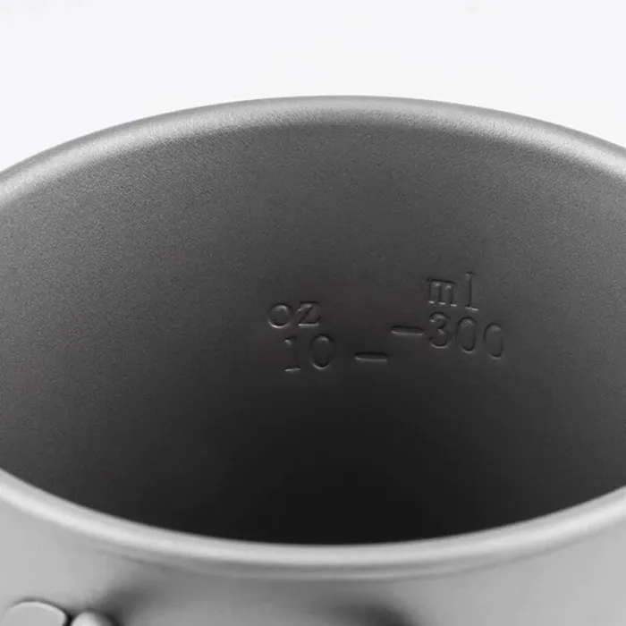 Кружка титанова з кришкою Mobi Garden 300мл NX20666038 titanium