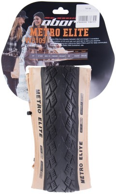 Покрышка складная 700*45C OBOR Metro Elite (W3109) Foldable, 60 TPI SkinWall (с беж. боковиной)