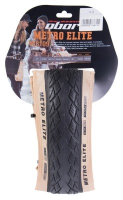Покришка складана 700*45C OBOR Metro Elite (W3109) Foldable, 60 TPI SkinWall (з беж. боковиною)