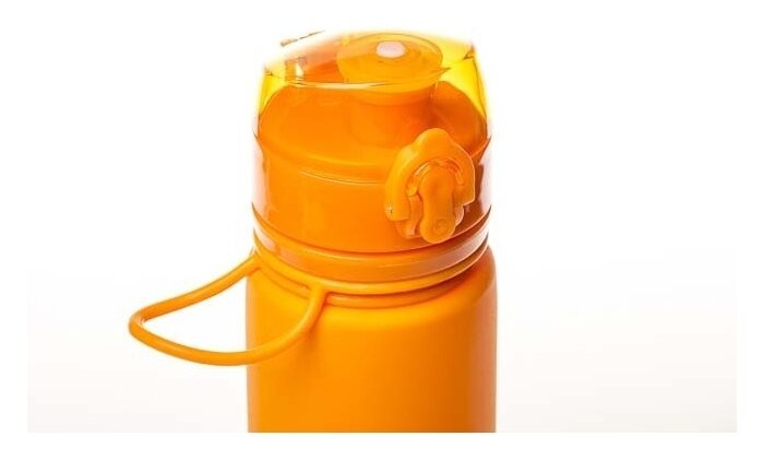 Бутылка TRAMP силиконовая 500мл, Оранжевый