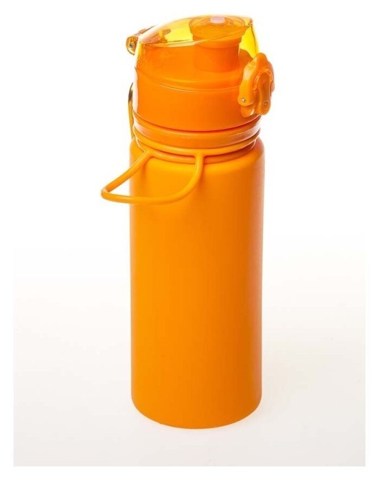 Бутылка TRAMP силиконовая 500мл, Оранжевый
