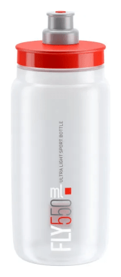 Фляга ELITE FLY прозора/червоний 550мл