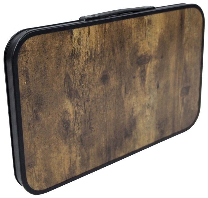 Стол Bo-Camp Woodbine Compact 56x34 cm Black/Wood look (1404190)