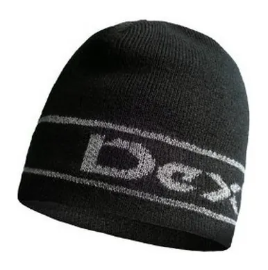 Водонепроникна шапка Dexshell Beanie Reflective Logo чорна з логотипом L/XL 58-60 см (FNR_DH373BLKLXL)