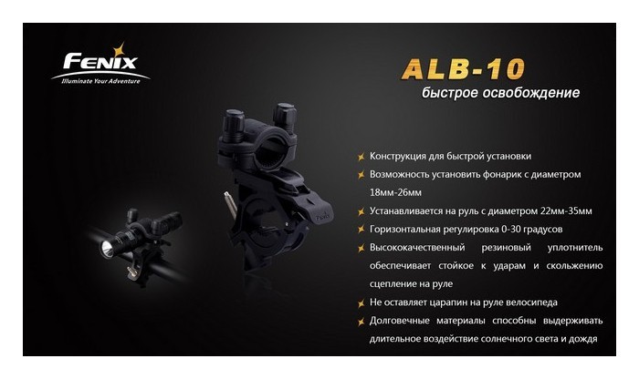 Велосипедне кріплення Fenix ALB-10