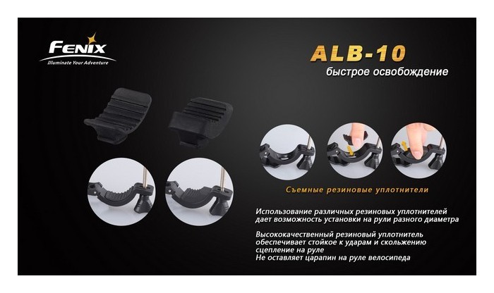 Велосипедне кріплення Fenix ALB-10, укр, укр